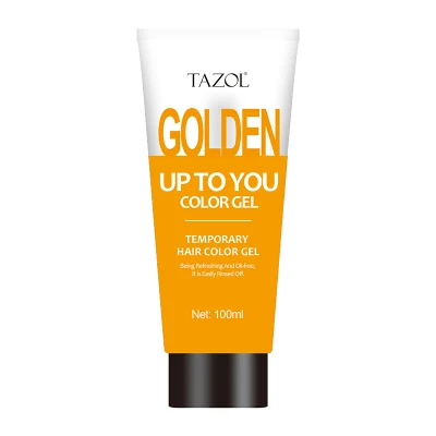 Tazol Gel colorante temporaneo per capelli con colore oro 100 g