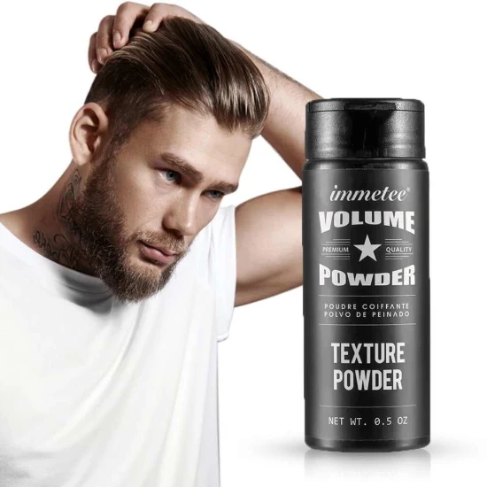 Prodotto per acconciature da barbiere Polvere texture volumizzante per capelli opachi per styling istantaneo da uomo